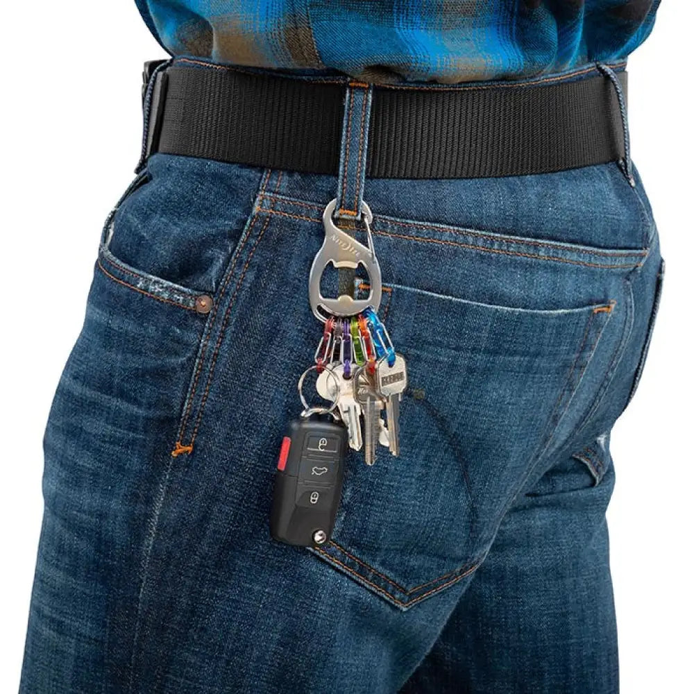 Niteize KeyRack + ™ S-Biner® - الفولاذ المقاوم للصدأ - الفولاذ المقاوم للصدأ اكسسوارات > إكسسوارات أخرى