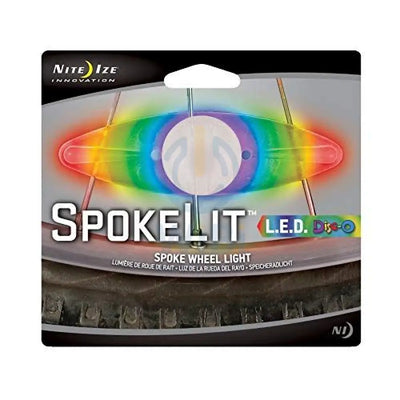 NiteIze SpokeLit® LED Bike Wheel Light - Disc-O - 1 Pack Accessories > Smart Devices