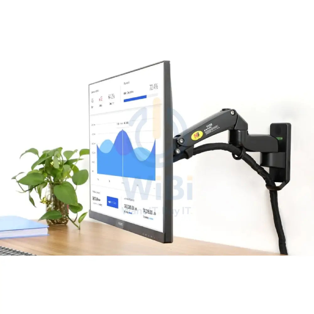 NORTH BAYOU F150 Gas-Strut Monitor Wall Mount - 17″- 35″ screens Accessories > Other Accessories
