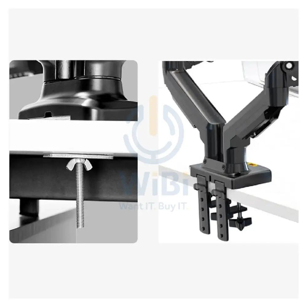 NORTH BAYOU F160 Dual Gas Strut Desktop Monitor Mount - 17” – 27” screens Accessories > Other Accessories
