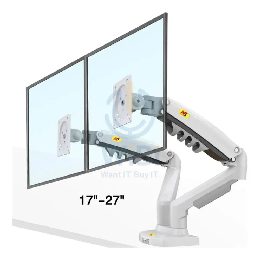 NORTH BAYOU F160 Dual Gas Strut Desktop Monitor Mount - 17” – 27” screens Accessories > Other Accessories