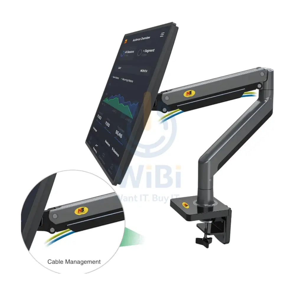 NORTH BAYOU G45 Full Motion Swivel Monitor Mount with Gas Spring - 22” - 40” screens Accessories > Other Accessories