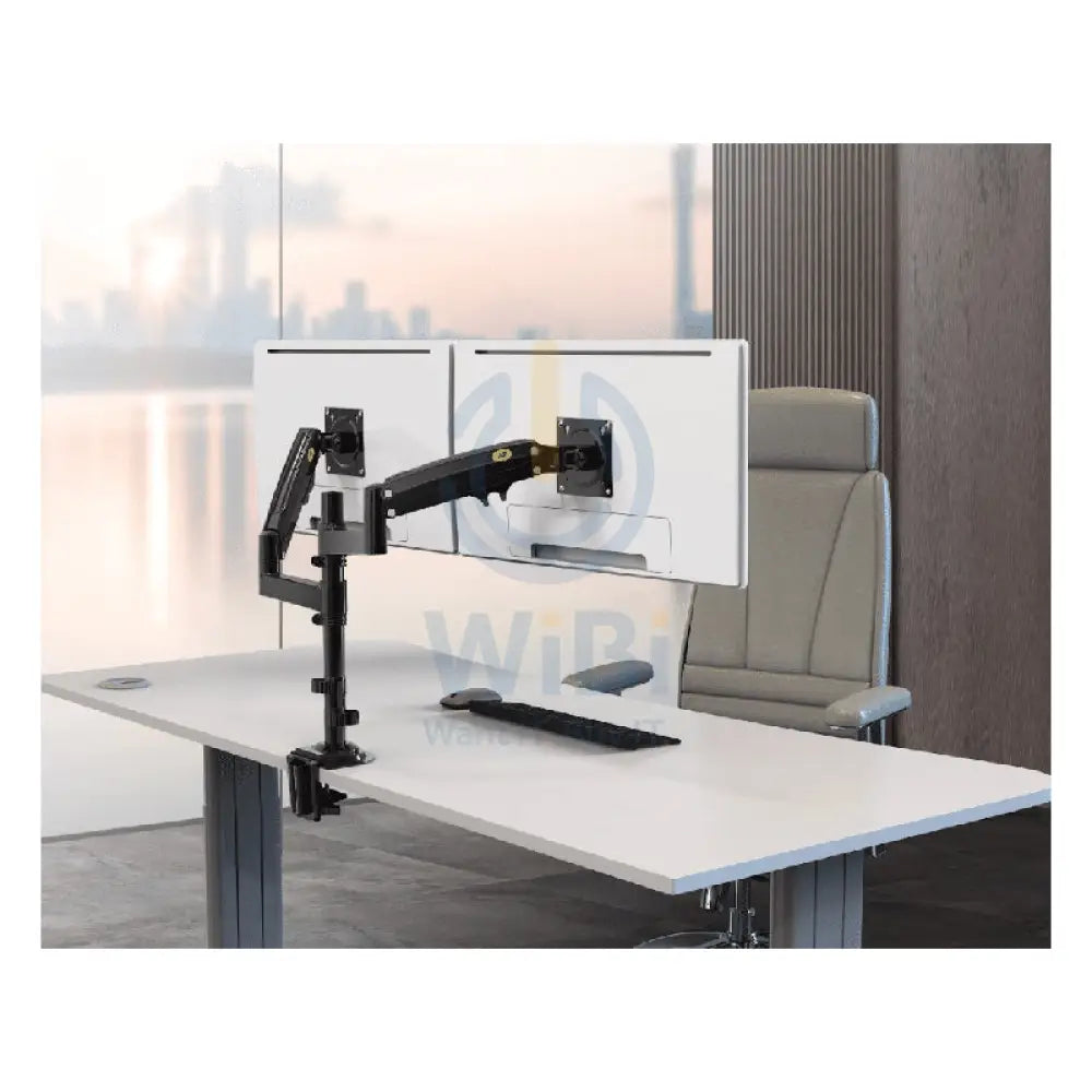 NORTH BAYOU H180 V2 Dual Monitor Swivel Desk Mount For 17″-27″ Screens Accessories > Other Accessories