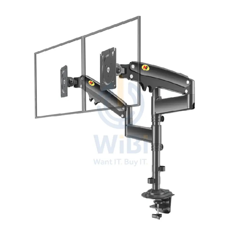 NORTH BAYOU H180 V2 Dual Monitor Swivel Desk Mount For 17″-27″ Screens Accessories > Other Accessories