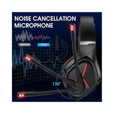 Nulliplex N1 Gaming Headphones - Red Accessories > Audio > Headphones > Gaming Zone