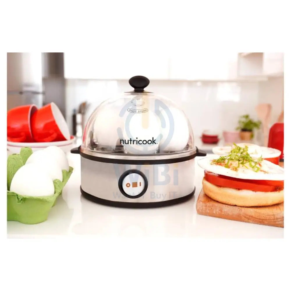 Nutricook NC-EC360 Rapid Egg Cooker - 360 Watts / 7 Eggs Cooking Rack Accessories > Smart Devices