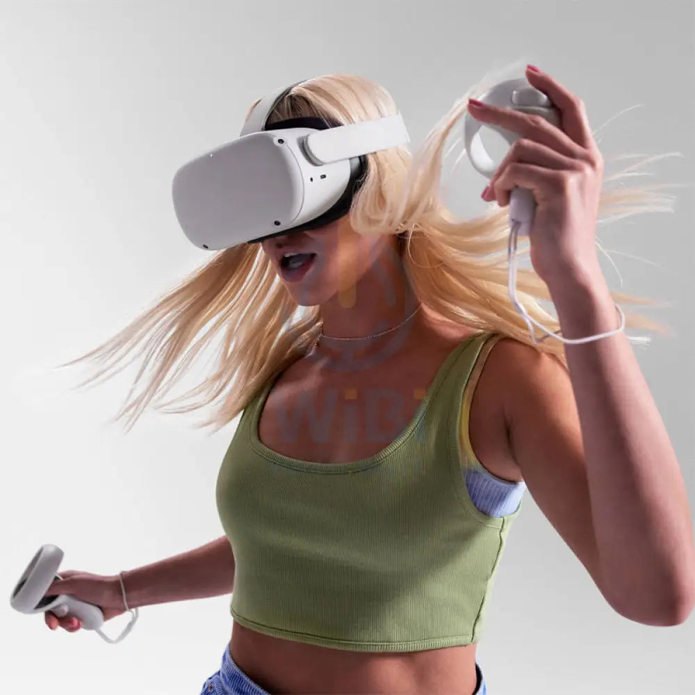 سماعة الواقع الافتراضي Oculus Meta Quest 2 متقدم كل- سناب دراجون XR2 / كور - 6 جيجابايت رام / 128 جيجابايت تخزين / واي-فاي