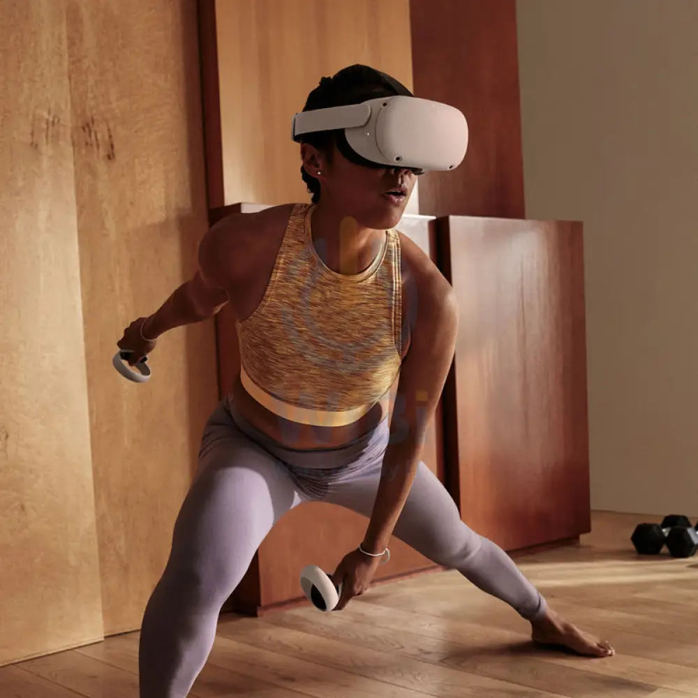 سماعة الواقع الافتراضي Oculus Meta Quest 2 متقدم كل- سناب دراجون XR2 / كور - 6 جيجابايت رام / 128 جيجابايت تخزين / واي-فاي