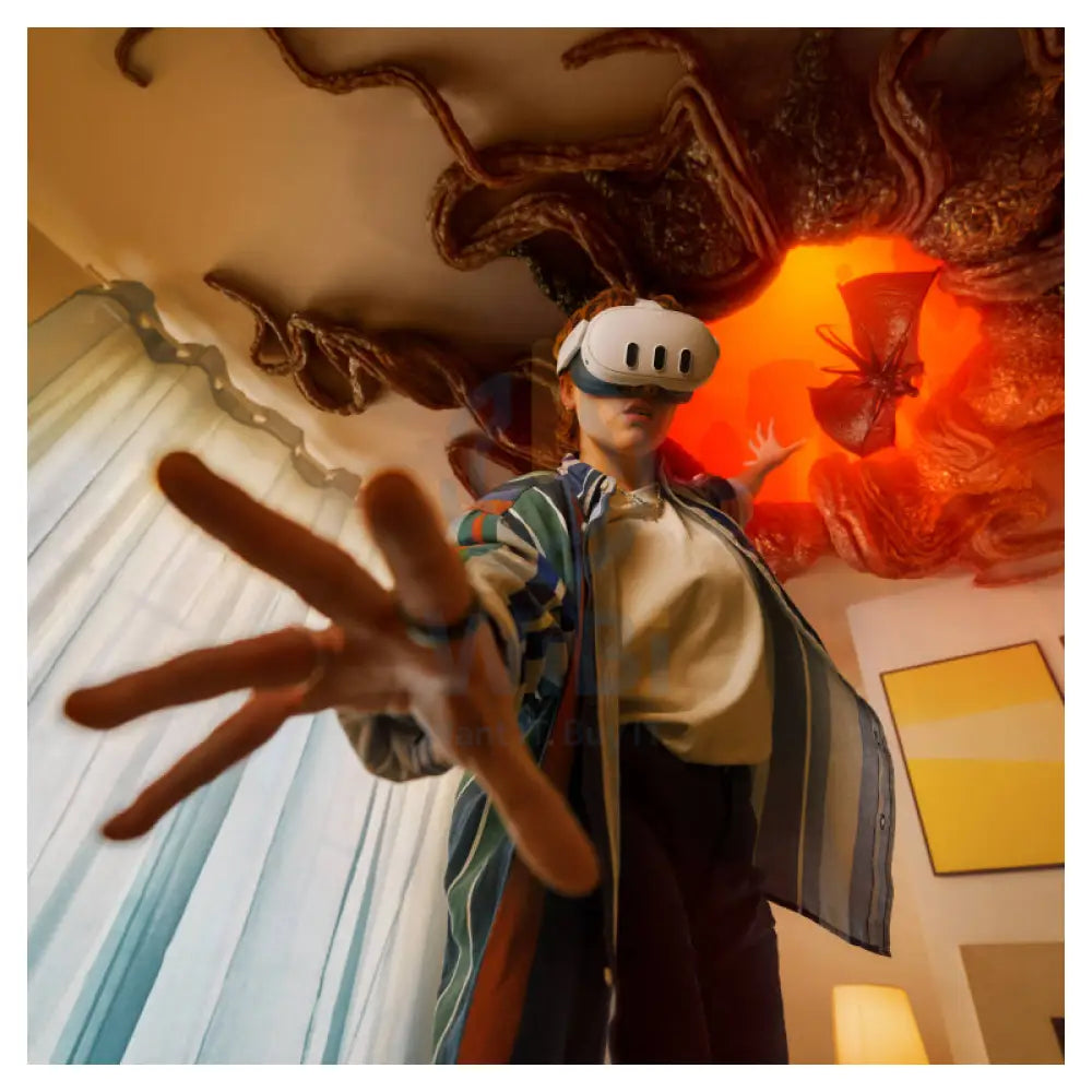 سماعة الواقع الافتراضي Oculus Meta Quest 3 متقدم كل- سناب دراجون XR2 الجيل 2 / كور - 8 جيجابايت رام / 512 جيجابايت تخزين / واي-فاي