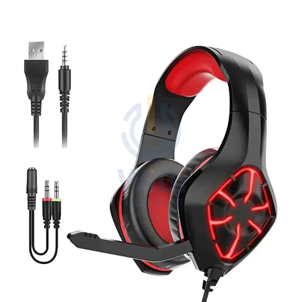 ONIKUMA-GAMING HEADSET GS 1000 - RED Accessories > Audio > Headphones > Gaming Zone