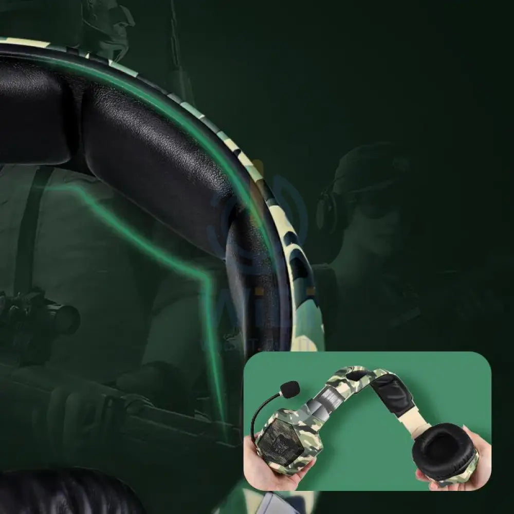 ONIKUMA K8 Gaming Headset ARMY With RGB Light Accessories > Audio > Headphones > Gaming Zone