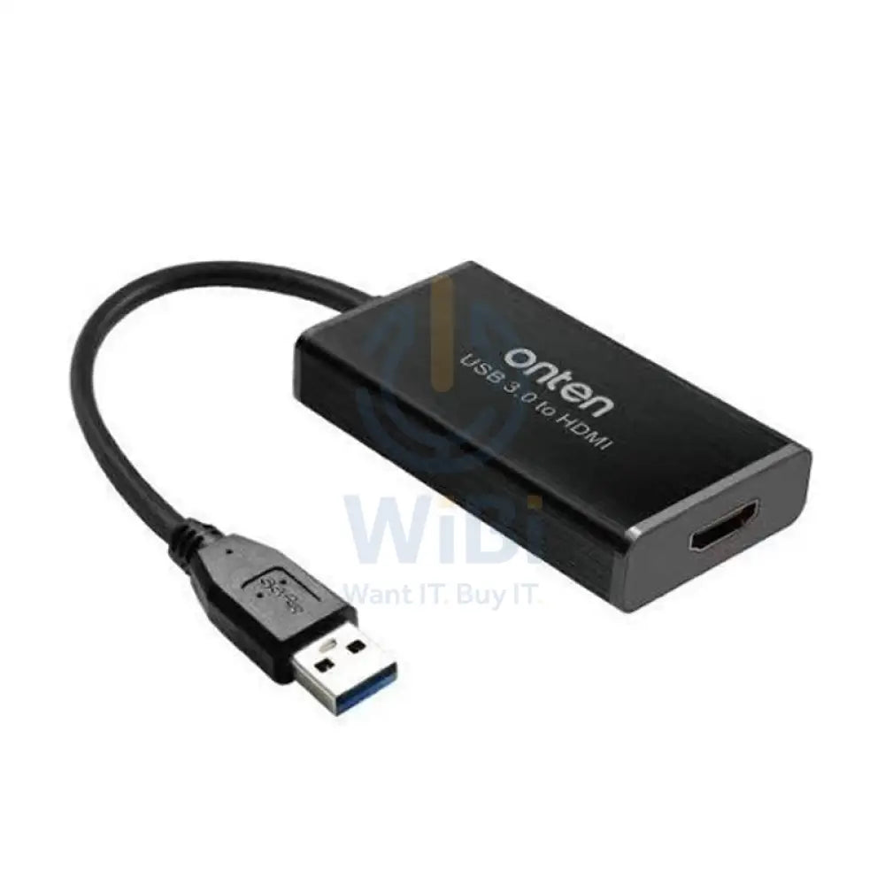 Onten USB 3.0 to HDMI Adapter - USB / HDMI / 2K / Black