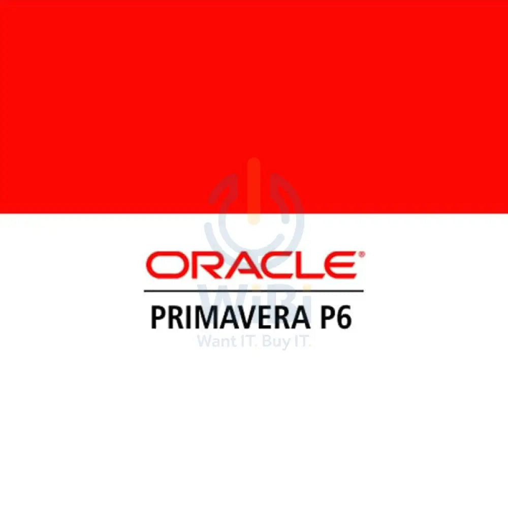 Oracle Primavera P6 PPM Term License - 1 User / 1 Year