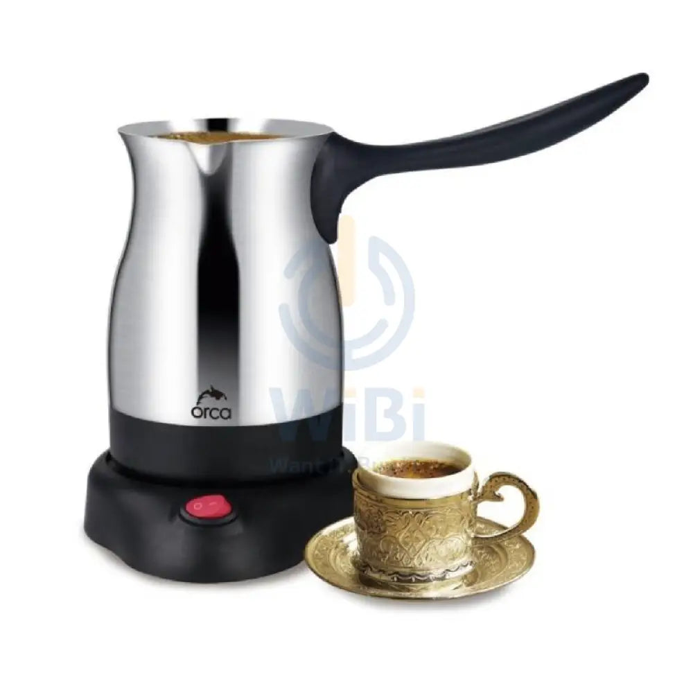 Orca PR75 Stainless Steel Turkish Coffee Maker - 1000 Watt / 4 Cups Capacity Accessories > Smart Devices