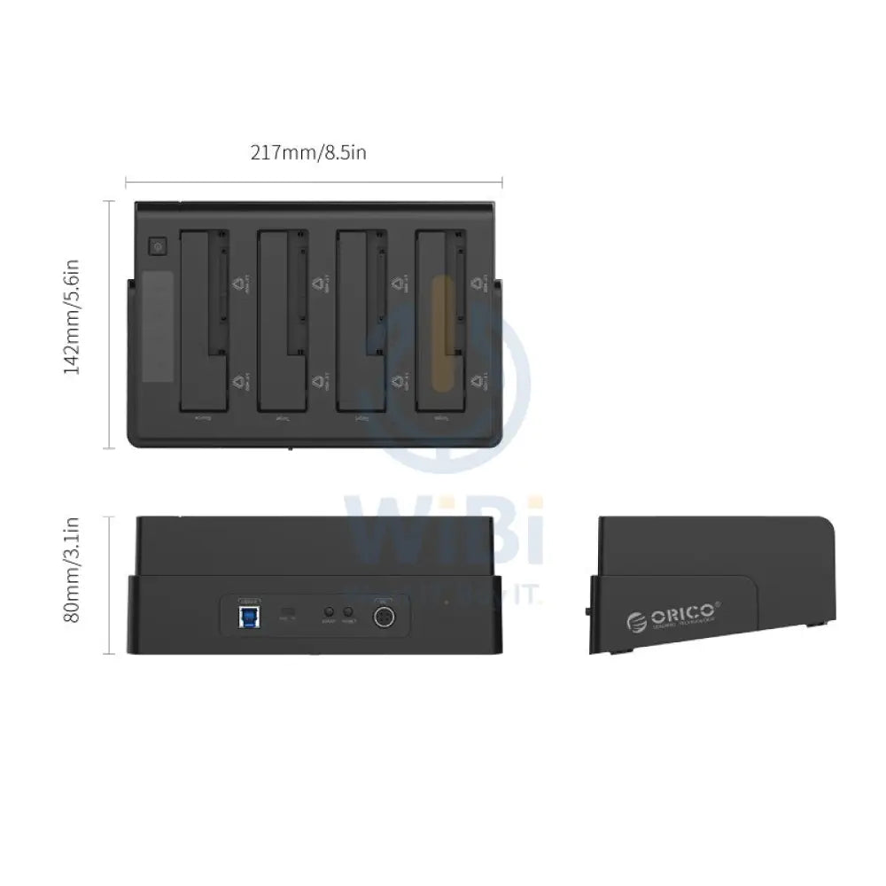 ORICO 2.5 / 3.5 inch 4 Bay USB3.0 1 to 3 Clone Hard Drive Dock Accessories > Other Laptop Accessories
