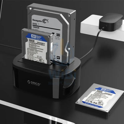 ORICO 2.5 / 3.5 inch 2 Bay USB3.0 1 to 1 Clone Hard Drive Dock Accessories > Other Laptop Accessories