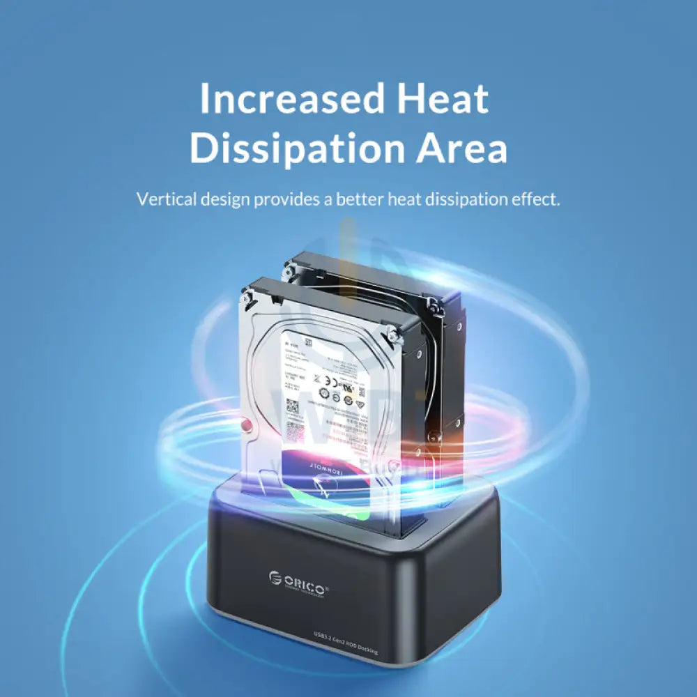 ORICO 2.5’’/3.5’’ SATA HDD/SSD Dual Bay Dock Accessories > Other Laptop Accessories