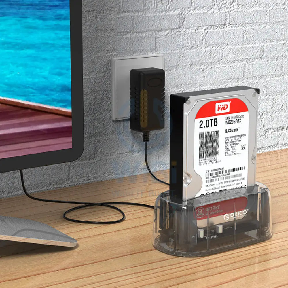 ORICO 3.5 inch Transparent USB3.0 Hard Drive Dock - Transparent Accessories > Other Laptop Accessories