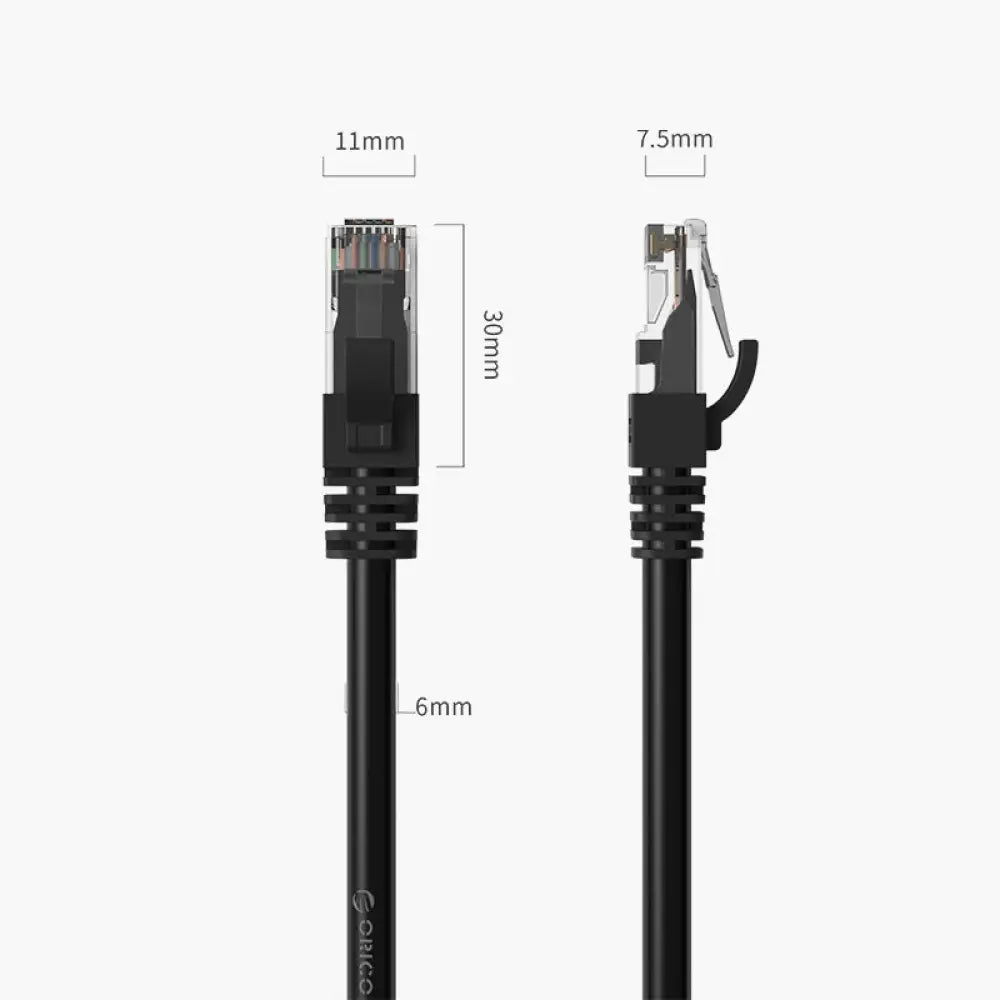ORICO CAT6 Gigabit Ethernet Cable (PUG-C6) - 2 Meter / Black Accessories > Cables & Converters > Cables