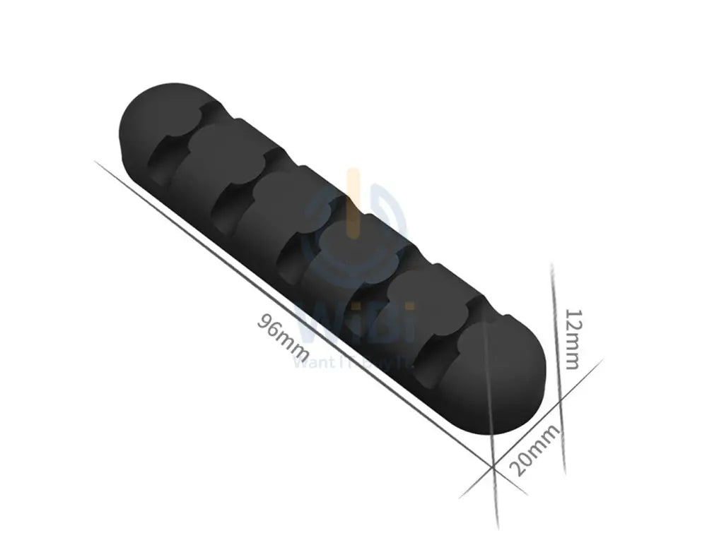 ORICO Desktop Cable Fixer 5 Way - Black Accessories > Smart Devices