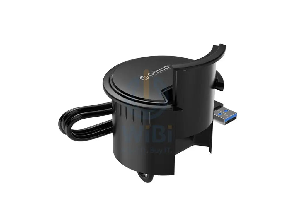 ORICO Desktop Power Grommet Multi-Function HUB - Black Accessories > Cables & Converters > Cables