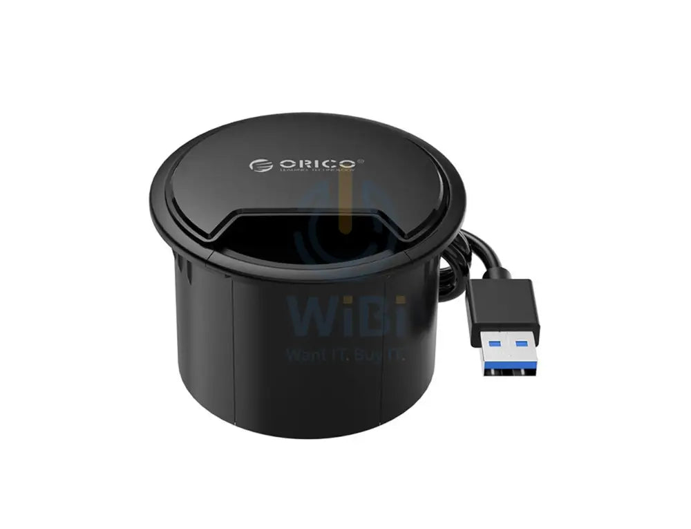 ORICO Desktop Power Grommet Multi-Function HUB - Black Accessories > Cables & Converters > Cables