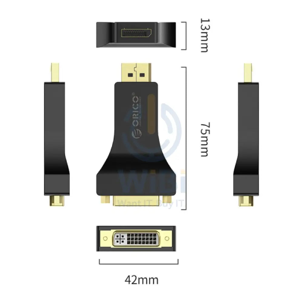 ORICO DP to DVI Adapter Accessories > Cables & Converters > Cables