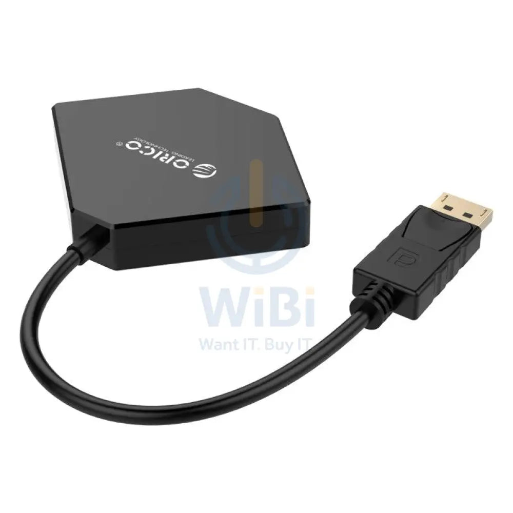 ORICO DPT-HDV3-BK Multifunction Display Converter - DisplayPort to HDMI+DVI+VGA Adapter