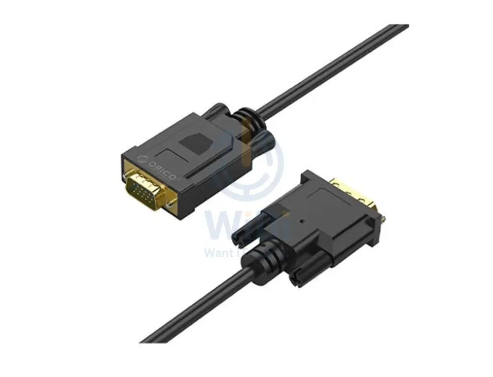 ORICO DVI To VGA Cable - 2 meter / Black Accessories > Cables & Converters > Cables