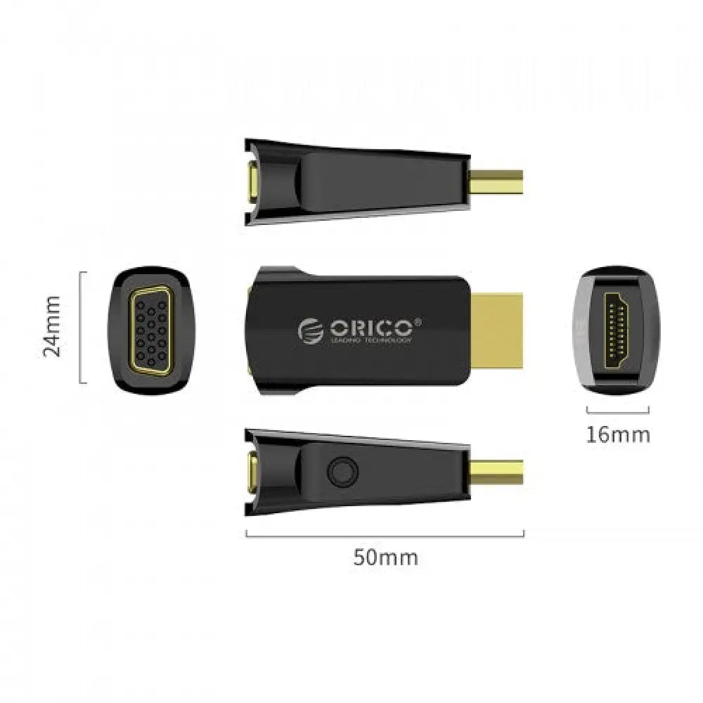 ORICO HDMI to VGA Adapter - Black Accessories > Cables & Converters > Cables