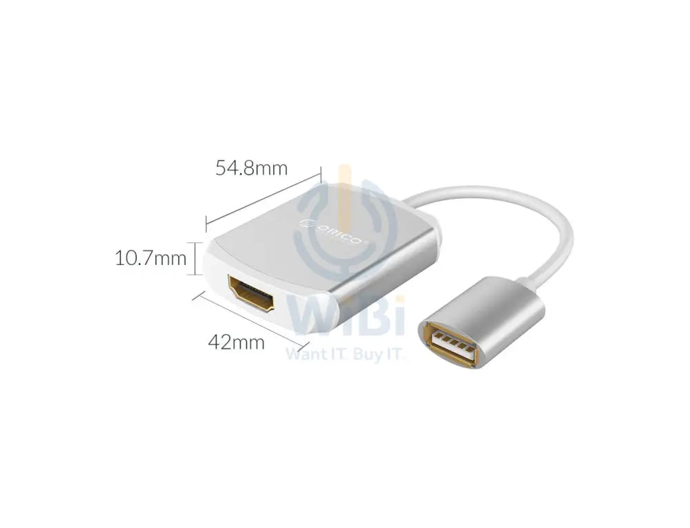 ORICO iPhone & iPad HDMI Adapter - Silver Accessories > Other Peripherals