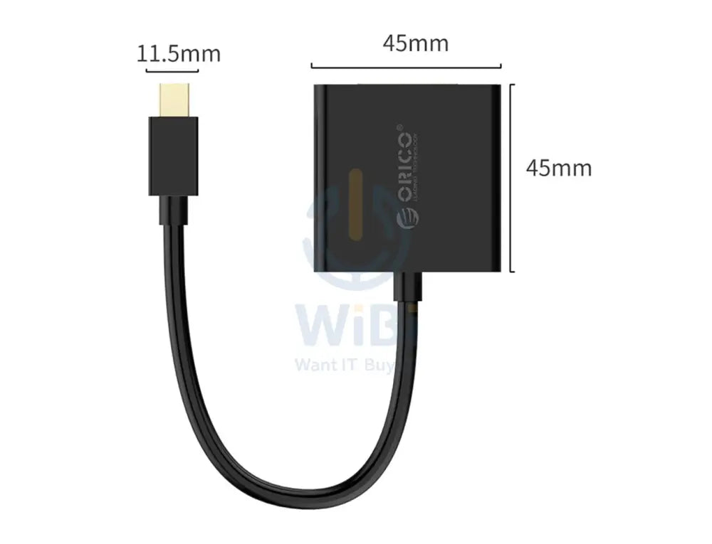 ORICO Mini Display Port to DVI Video Adapter - Black Accessories > Cables & Converters > Cables