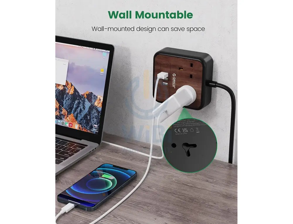 ORICO Power Strip With 3 Usb Port 3 Pin - 3 Meter Accessories > Other Peripherals