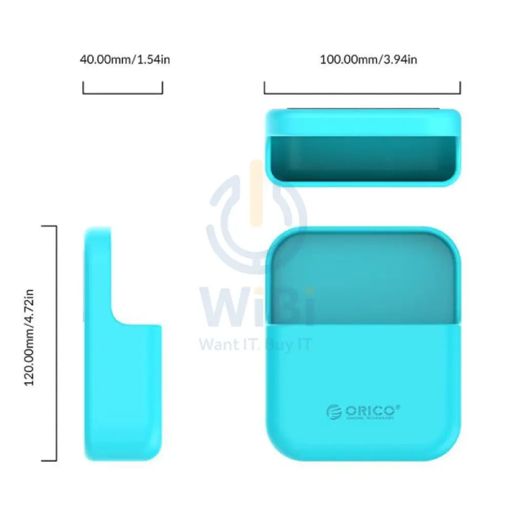 ORICO SG-W1 Wall-mount Silicone Storage Box - Blue Accessories > Smart Devices