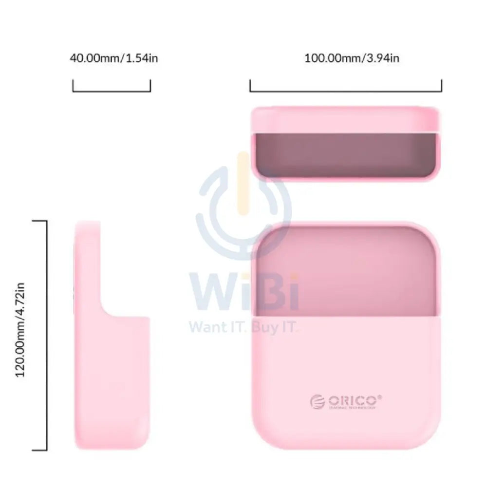 ORICO SG-W1 Wall-mount Silicone Storage Box - Pink Accessories > Smart Devices
