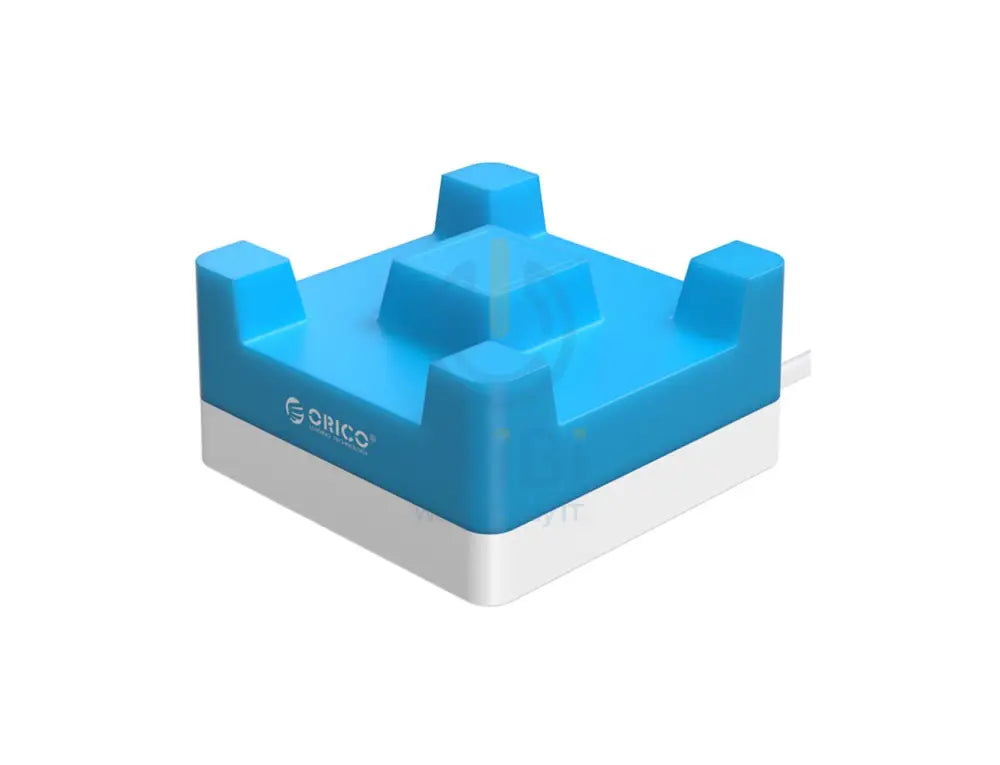 ORICO Smart Desktop Charger With Phone & Tablet Stand - 4 Port USB / 20W / Blue & White Accessories > Docking Station