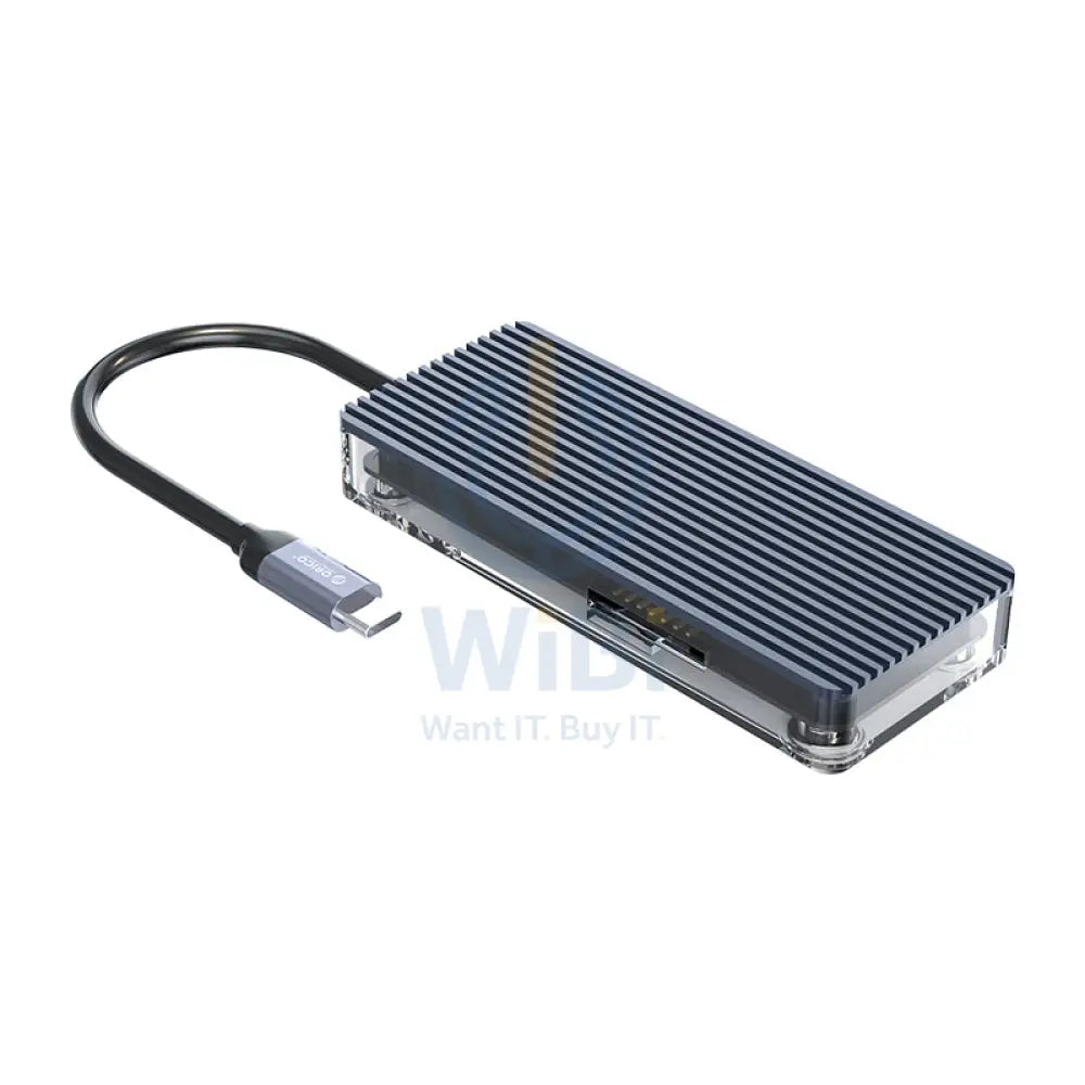 ORICO Type-C 6-in-1 Transparent Hub Accessories > USB Hub