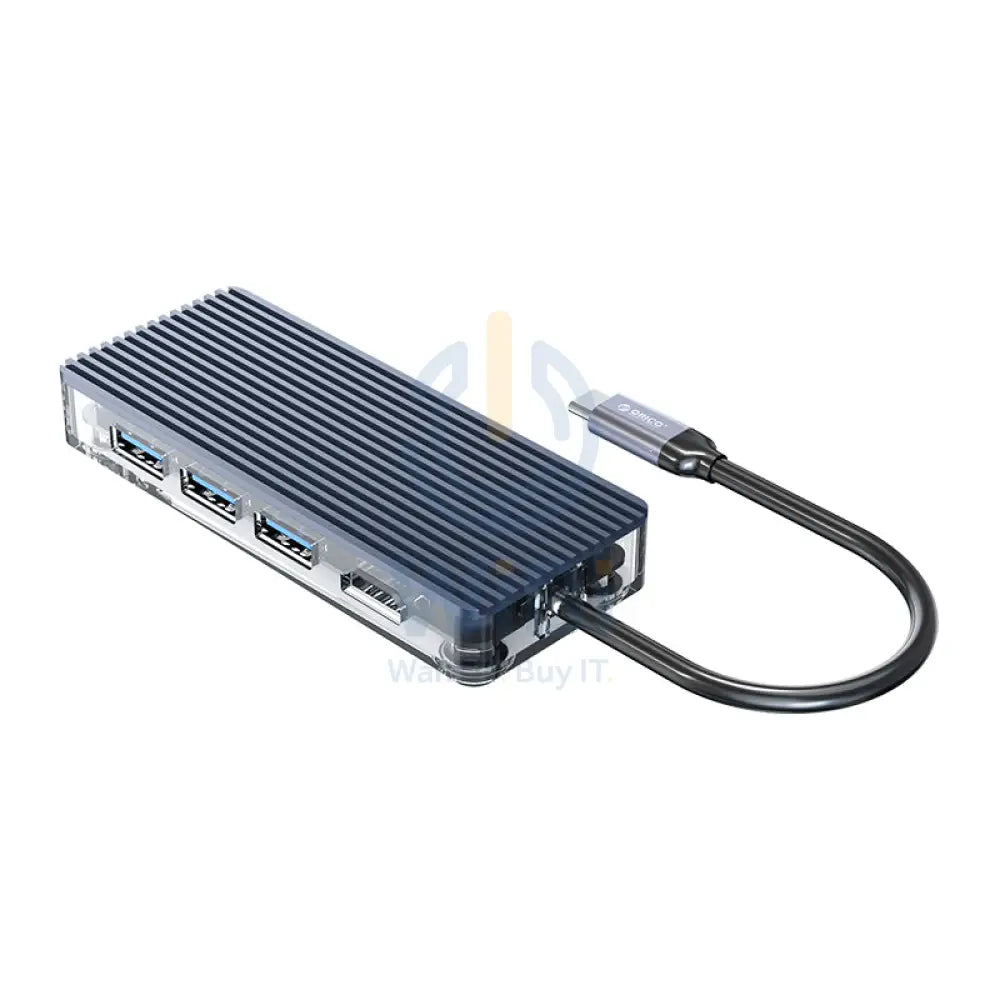 ORICO Type-C 6-in-1 Transparent Hub Accessories > USB Hub