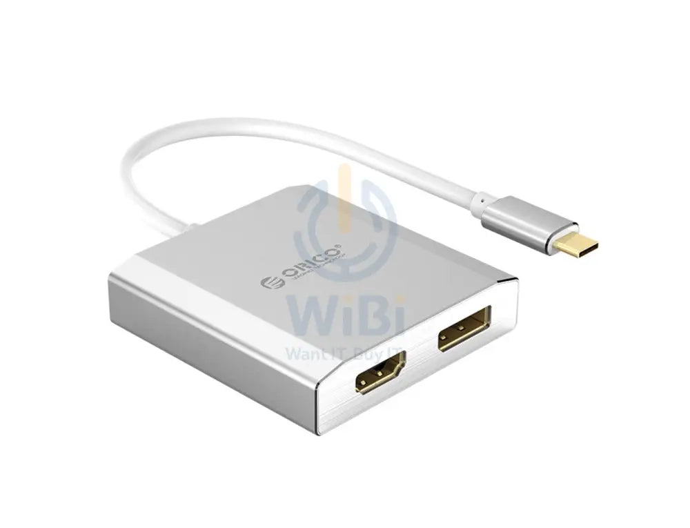ORICO Type-C to Display Port & HDMI Adapter - Silver Accessories > Cables & Converters > Cables