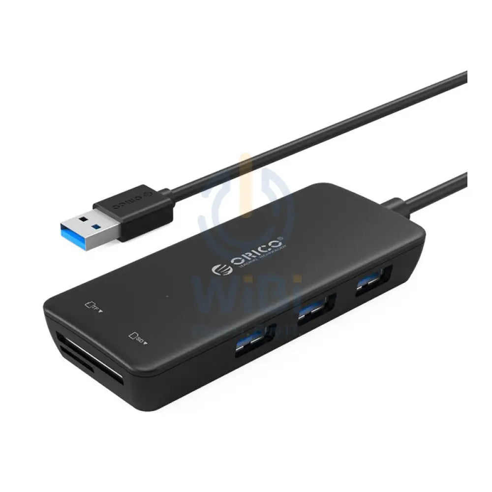 ORICO USB HUB - USB3.0 3-Port / Card Reader / Black Accessories > USB Hub