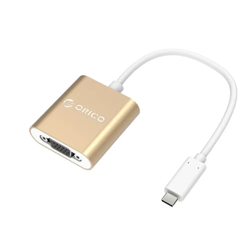 ORICO USB Type-C To VGA Adapter - Gold Accessories > Cables & Converters > Cables