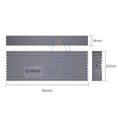 ORICO USB3.2 20Gbps M.2 NVMe SSD Enclosure - Grey Accessories > Other Laptop Accessories