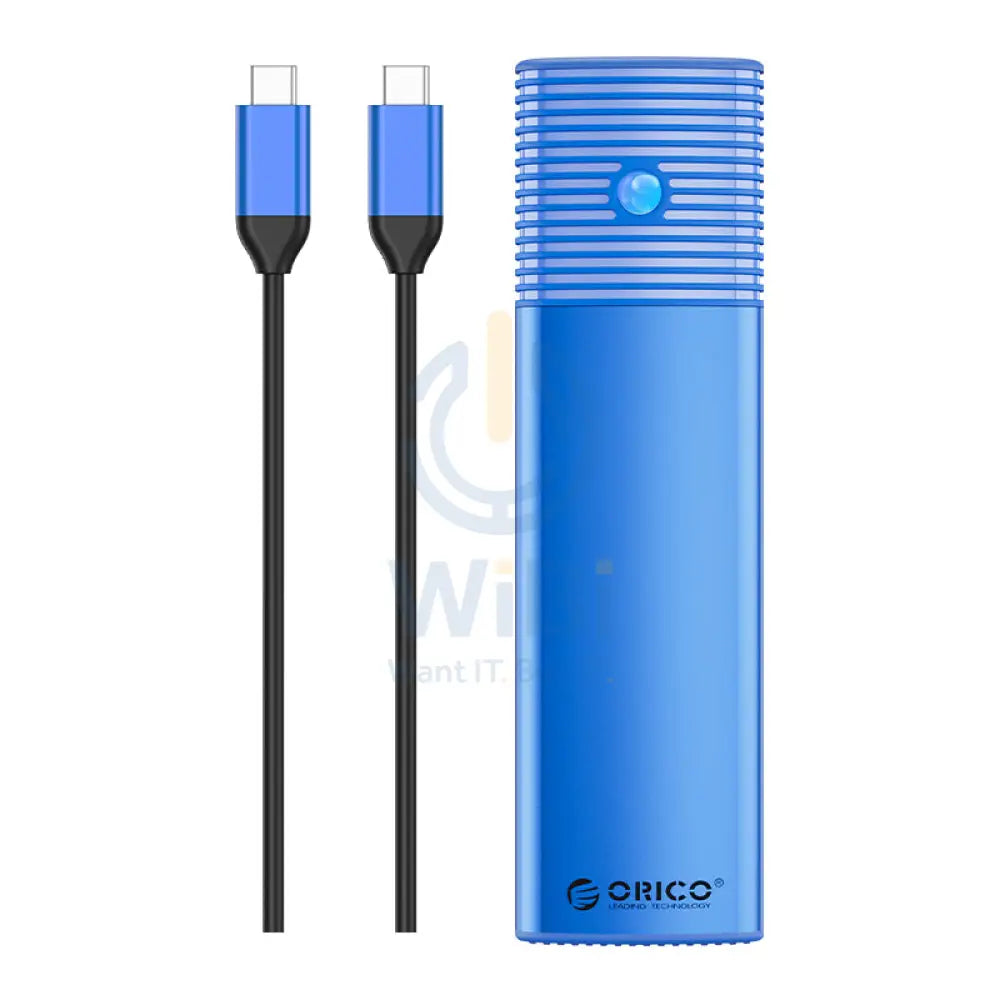 ORICO USB3.2 Gen2 Type-C M.2 NVMe SSD Enclosure - Blue Accessories > Other Laptop Accessories