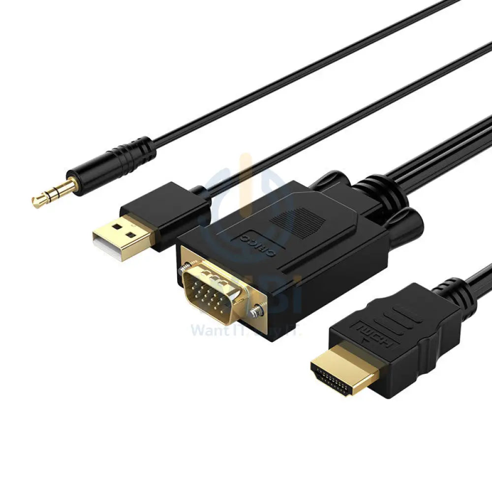 ORICO VGA to HDMI Cable - 3 Meter / Black Accessories > Cables & Converters > Cables