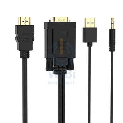 ORICO VGA to HDMI Cable - 5 Meter / Black Accessories > Cables & Converters > Cables
