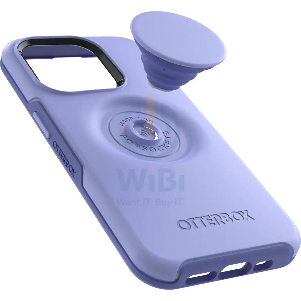 Otter + Pop iPhone 14 Pro Symmetry Case - Purple Accessories > Mobiles & Tablets