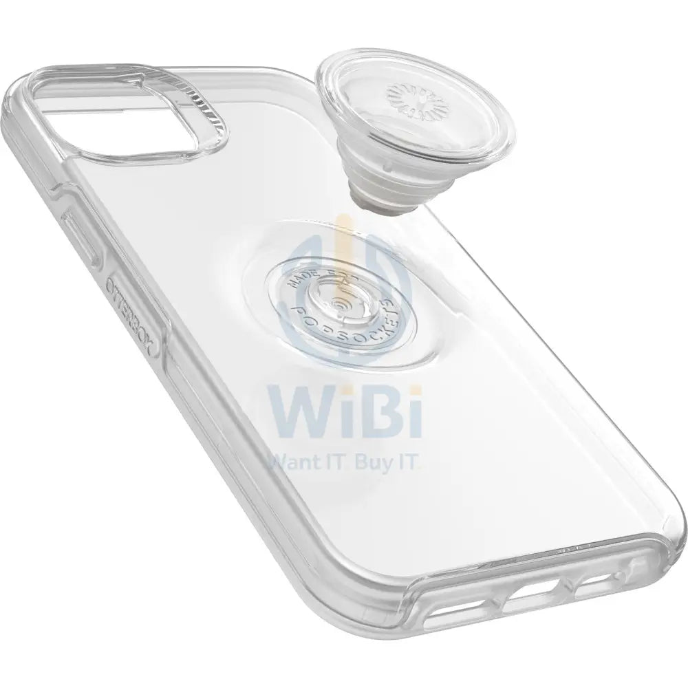 OtterBox iPhone 14 Plus Otter + Pop Symmetry Clear Case - Clear Accessories > Mobiles & Tablets