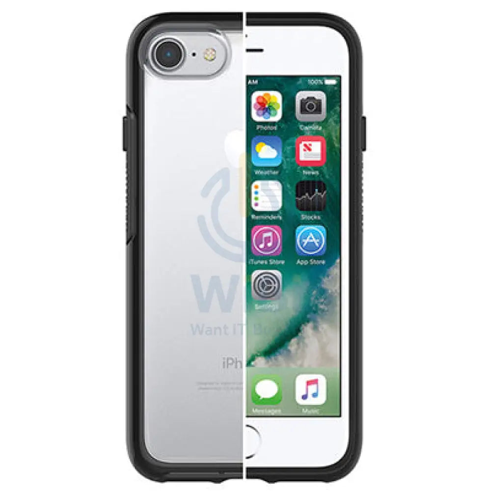 Otterbox iPhone SE/8/7 Symmetry Clear - Black Crystal Accessories > Mobiles & Tablets > Mobiles > Covers & Cases