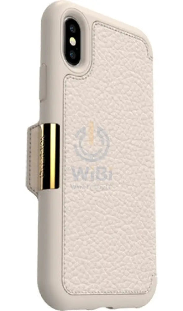 OtterBox iPhone X Strada Folio Case - Soft Opal Pale Beige Accessories > Mobiles & Tablets