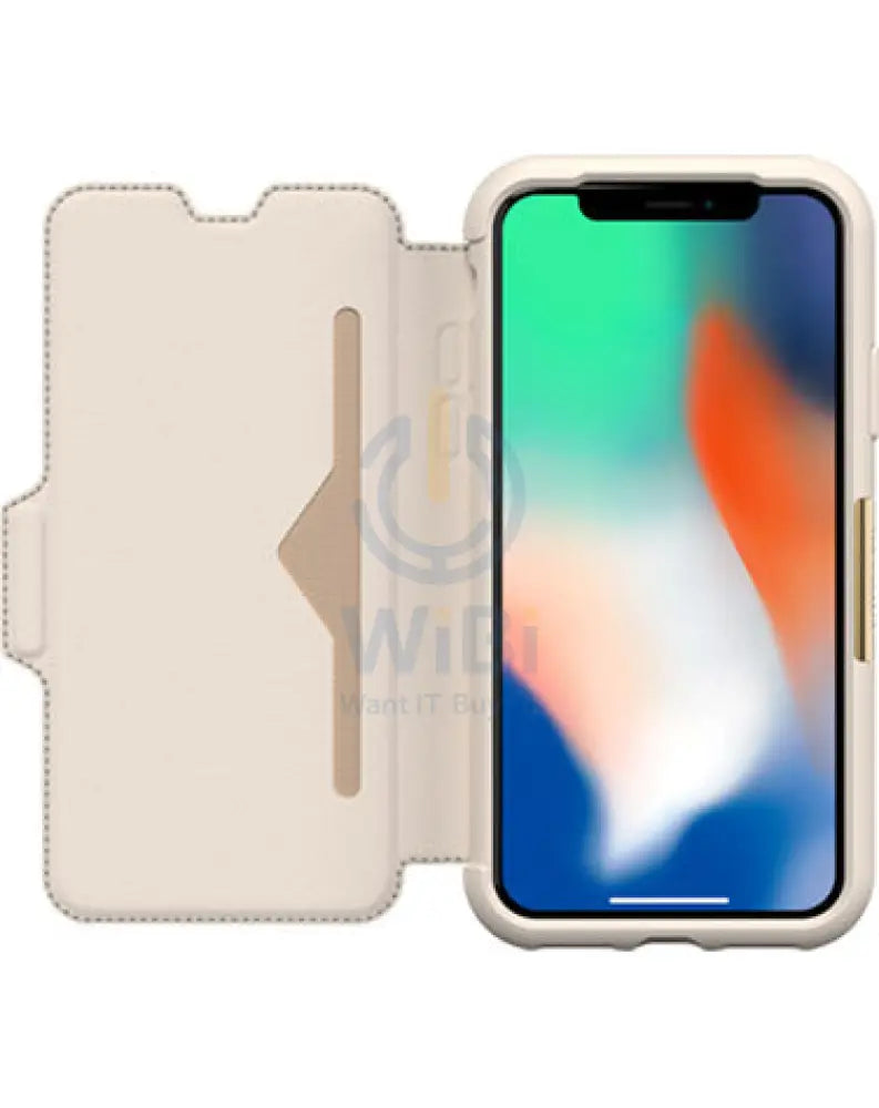 OtterBox iPhone X Strada Folio Case - Soft Opal Pale Beige Accessories > Mobiles & Tablets